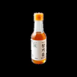 [The맑음] 100% 통깨 저온압착 참기름 들기름 180ml