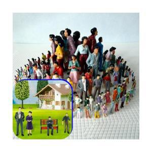 디오라마 건축 사람 모형 미니어쳐 모델하우스 조감 졸업 작품 미니 인간 피규어 1:75 100P