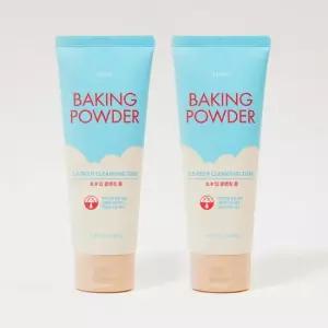 베이킹 파우더 B.B 딥 클렌징 폼 160g x 2개 섬세한 모공청소 클렌징폼