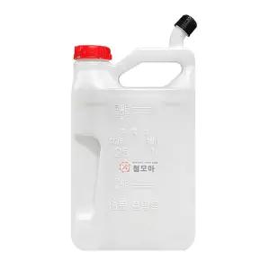 예초기 연료 혼합통 2L 엔진톱 동력 분문기용 윤활유 휘발유 혼합비율 표기 기름통 오일 탱크