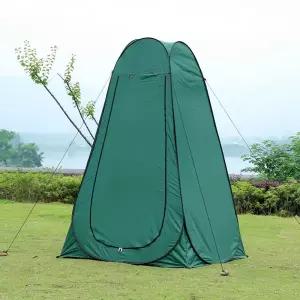 [비투비월드][엣모어]캠핑존 이동식 샤워텐트(120x190cm) (다크그린)