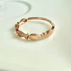 이음 물고기 반지 18k 골드 18호-WC78E8B