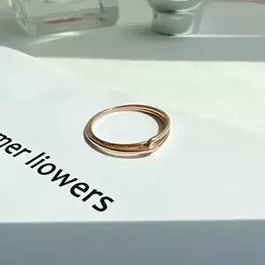 크로스 매듭 반지 가드링 14k화이트골드17호-WCA654F