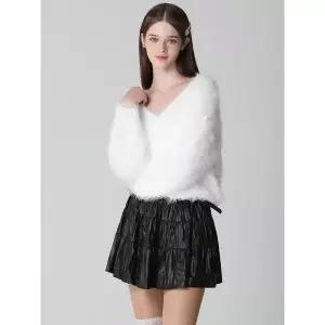 [하프클럽/모리모리스]샤인 퍼니트 가디건