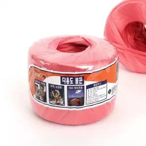 (250M 적색) 이라이프 이지온 다용도 볼끈/농사용끈/고추줄/과수/유인줄/고정끈/컬러/타이끈/고추/노끈