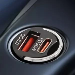 (블랙) 차량용 QC3.0 PD 고속 충전 매립형 시거잭/차량/충전기/충전잭/휴대폰/시거짹/자동차/핸드폰/시가짹