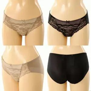 [솔브](행사) 로맨틱  배색 레이스 엉덩이 자국 안나는 햄팬티_K SPTD475H_T