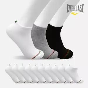 에버라스트 패션 남자 스니커즈 발목 양말 10켤레 세트