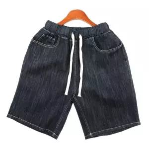 ONM 남자 홈웨어 끈 청 반바지 허리 스타일 팬츠 조절