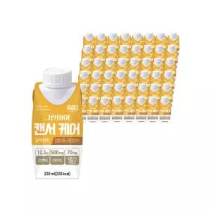 그린비아 캔서케어 담백한 맛 200ml 48팩 베스트 균형영양식 성인 노인 환자