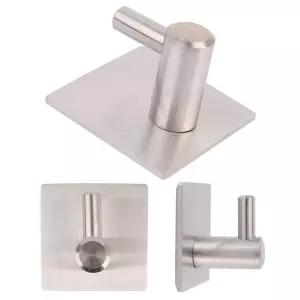 다용도 스텐걸이 부착고리 1p/다용도/걸이/후크/벽/행거/접착/고리/무타공/접착식/부착/벽걸이/붙이는/주방