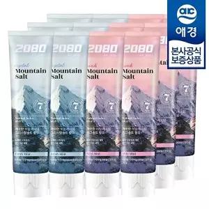 [애경][비밀] 2080 퓨어 솔트 치약 120g x12개