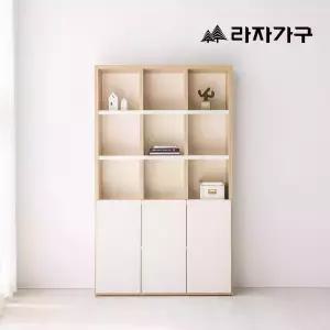 라자가구 메이 5단 1200 심플모던 도어형 수납 책장