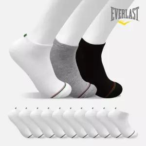 에버라스트 패션 여성 스니커즈 발목 양말 10켤레 세트