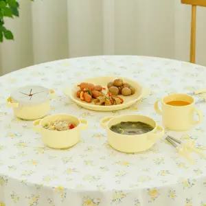 에디슨 에코젠 식기 어린이 키즈 유아 플레이트 양손컵 공기 대접 국 밥 그릇