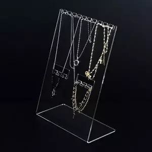 특대형 2단 아크릴 목걸이 진열대 팔찌 거치대-WC4F804