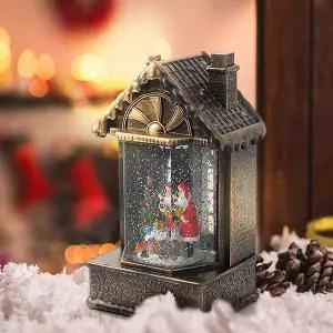 [도토로] LED 크리스마스 스노우볼 오르골 무드등(산타빌리지)