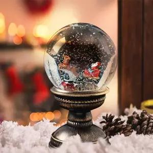 [도토로] LED 크리스마스 스노우볼 오르골 무드등(반짝이는밤)