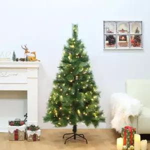 150cm 선물의설렘 크리스마스 트리 + 200구 웜색 LED 전구 기획세트