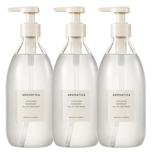 [공식] 아로마티카 바이탈라이징 로즈마리 올인원 워시 500ml 3개