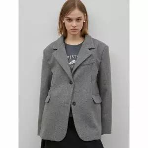 [하프클럽/모리모리스]박시 브론테 울 자켓