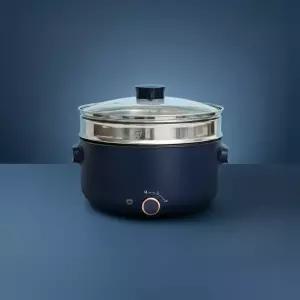 컴팩트홈 대용량 전기 멀티쿠커 5L 테프론코팅 찜기 전골 국물 볶음요리 4~6인용