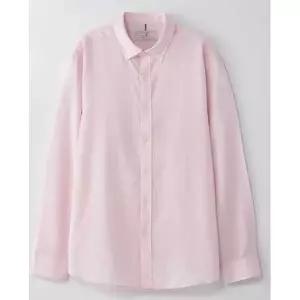 [하프클럽/에스티코]혼방 솔리드 긴팔 셔츠 (클래식핏) (핑크) DDSVA05CSP