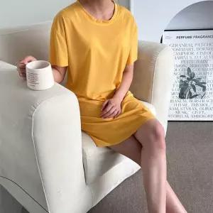 ONM 여자 옆트임 스타일 여름 미니원피스 1P 고품질 반팔