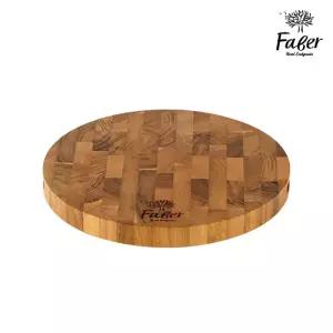 파베르(FABER) 엔드그레인 원형도마