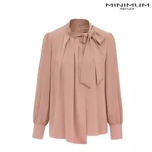 [미니멈]리본 타이넥 블라우스 MXDAWB0340