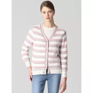 [쉬즈미스]트위드 레이디 브이넥 니트 가디건  택가격  178000원 _P384861824