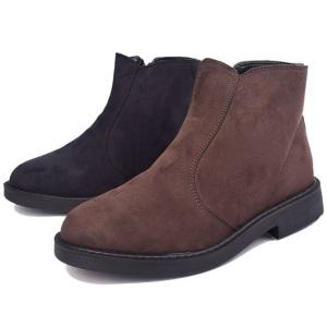 KB-고어 남성 스웨이드 지퍼 부츠 앵클 앵글 세무 정장 캐주얼 남자부츠
