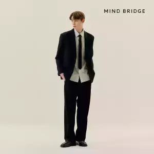 (택가 99,000원)마인드브릿지 [COUTURE]세미와이드트윌밴딩팬츠