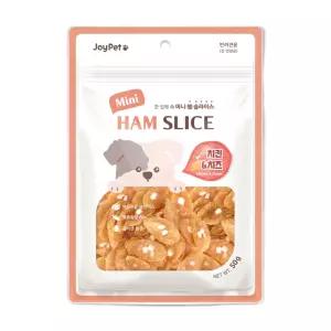 조이펫 강아지간식 햄 슬라이스 치킨 치즈 50g