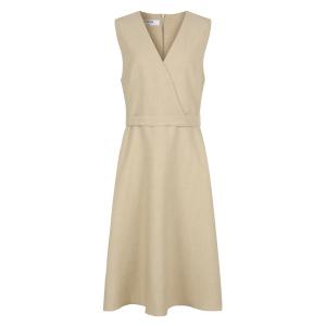 (레코브) 브이넥 벨티드 슬리브리스 원피스(LC61C3OP503B)