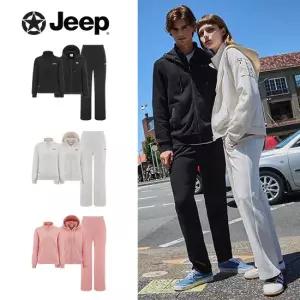 [최초가 119,000원](JEEP) 25SS 여성 어드벤처 3종 풀셋업 (후드집업+일자팬츠+반