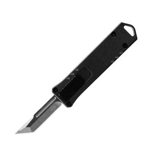 [보커]마이크로 USB OTF(F) 탄토 블랙 오토매틱 전방 비출식 나이프 EDC 접이식 휴대용 칼