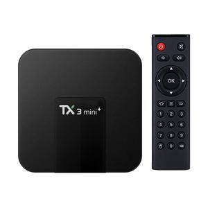 TX3 미니 TV 박스 S905W2 4G 32G 듀얼 밴드 2.4Ghz 5GHz 와이파이 원격 제어 블루투스 BT 셋톱박스 EU 플러