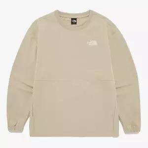 [노스페이스] [노스페이스 공식] NM5MQ51B 남성 엑시스 크루넥_LIGHT BEIGE