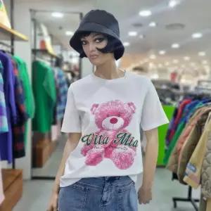 베네통/애플아울렛/면100%  데비 쭈리 티셔츠/BATSA2511