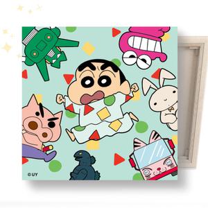 DIY 보석십자수 짱구는 못말려 짱구의 파자마 놀이 캔버스 25x25cm