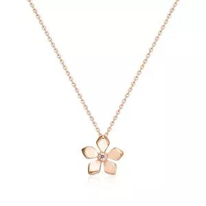 [비앤비골드] 14K/18K 블루메 트윙클 플라워 체인 목걸이 MNN41021