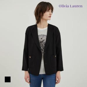 [올리비아로렌] 라운드 드롭 숄더 자켓_VOCFU4M4241