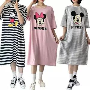 [셀러허브 패션]디즈니 정품 미니 반팔 원피스 홈웨어 국내 생산 빅사이즈 (32576438A)