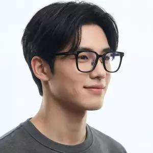 블루라이트차단 안경테 TF5921KB 001 사각 뿔테 아시안핏