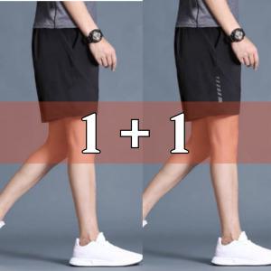 (총 2장) 5부 반바지 라인 / 무지 타입 남자 봄 여름 헬스 짐웨어 트레이닝 반바지 츄리닝 바지