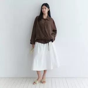 [온앤온](광주신세계)핀턱 디테일 A라인 스커트 NEW6XS342