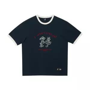 [캉골](신세계 사우스시티)iscream 캉골 링거 반팔 티셔츠 2809 인디고