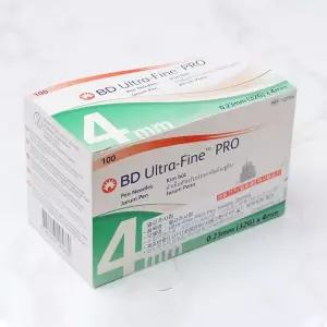 BD 멸균주사침 인슐린 펜니들 32Gx4mm 1박스 100개
