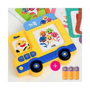 더핑크퐁 아기상어 한글 카드 버스 한글배우기 동요 멜로디완구